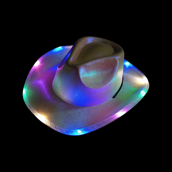 Light up Shiny Cowboy Hat