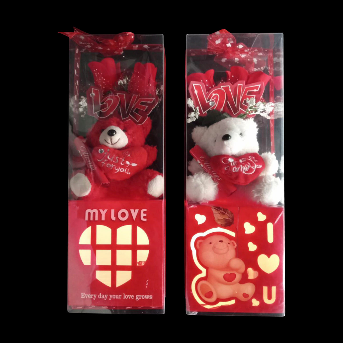 Led Rose With Bear – dallastoyswholesale