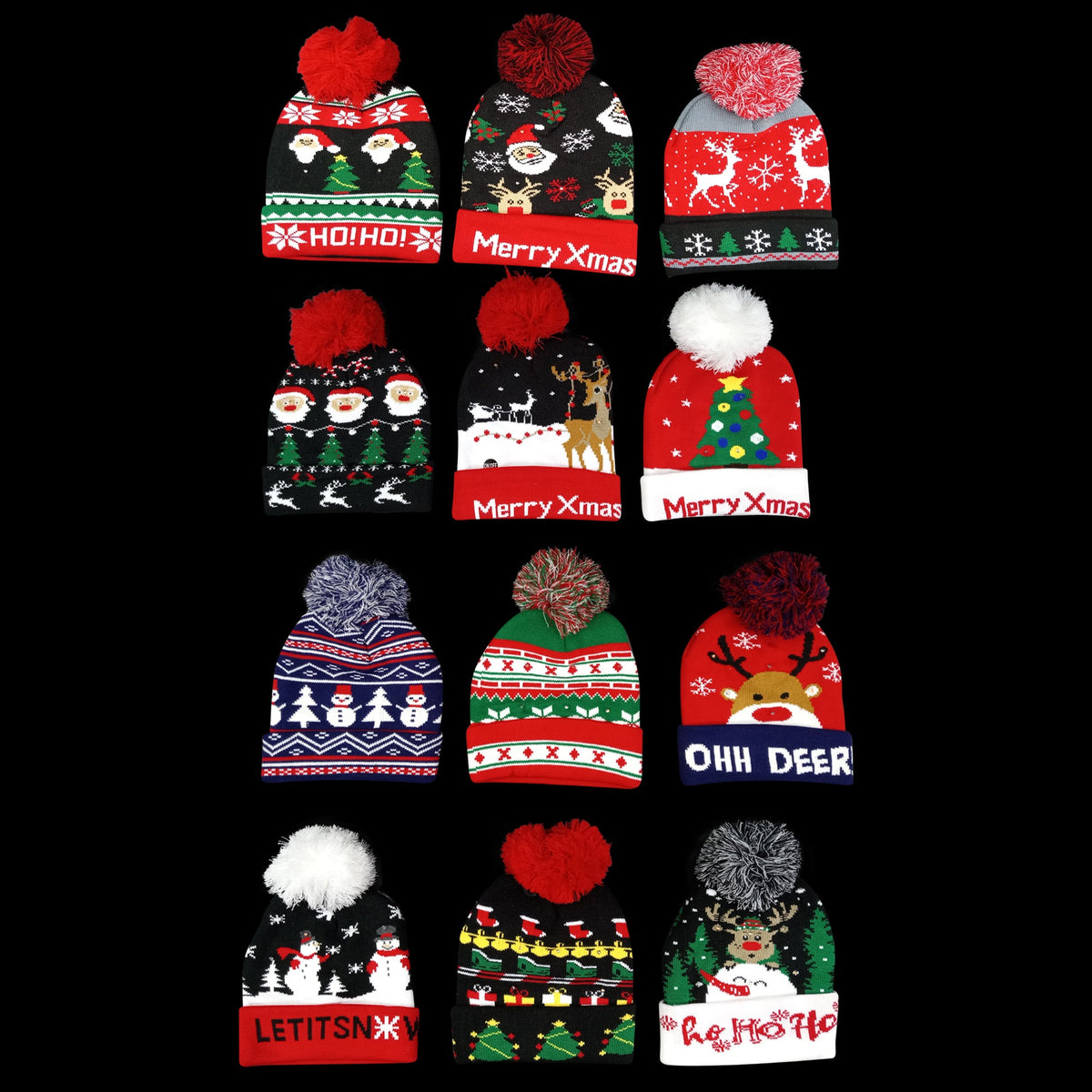 Led Christmas Beanie Hat – dallastoyswholesale
