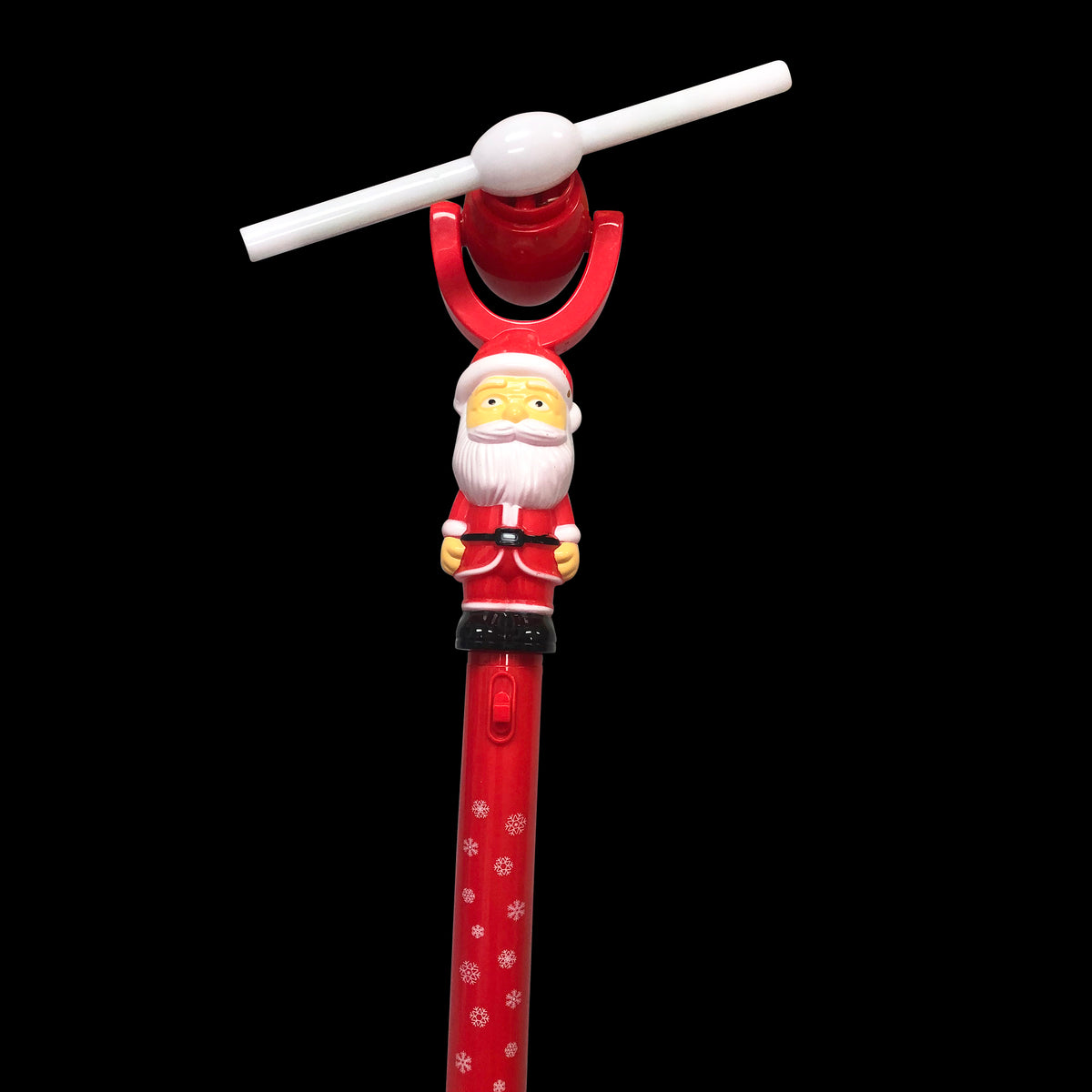 Lightup Christmas Santa Windmill Wands – dallastoyswholesale
