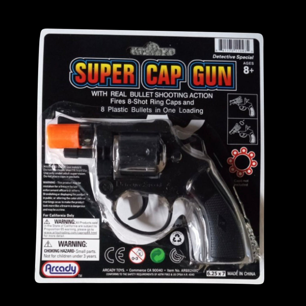 Super Cap Gun Pistol Toy dallastoyswholesale