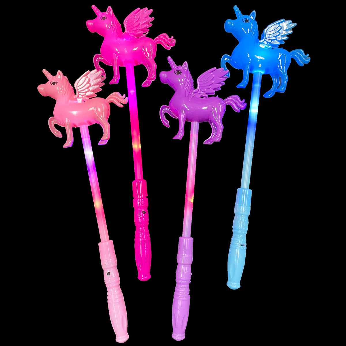 Led Light Up Unicorn Wand dallastoyswholesale