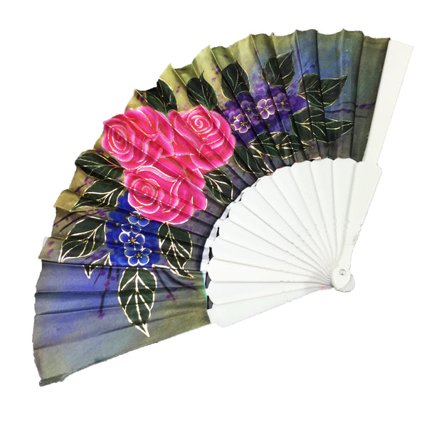 Flower Folding Hand Fan