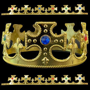 Gold King Crown Headband