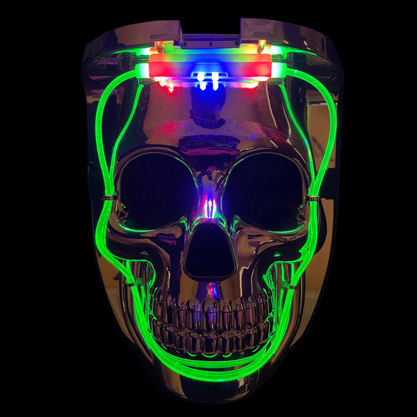 LED Light Up Skull Mask