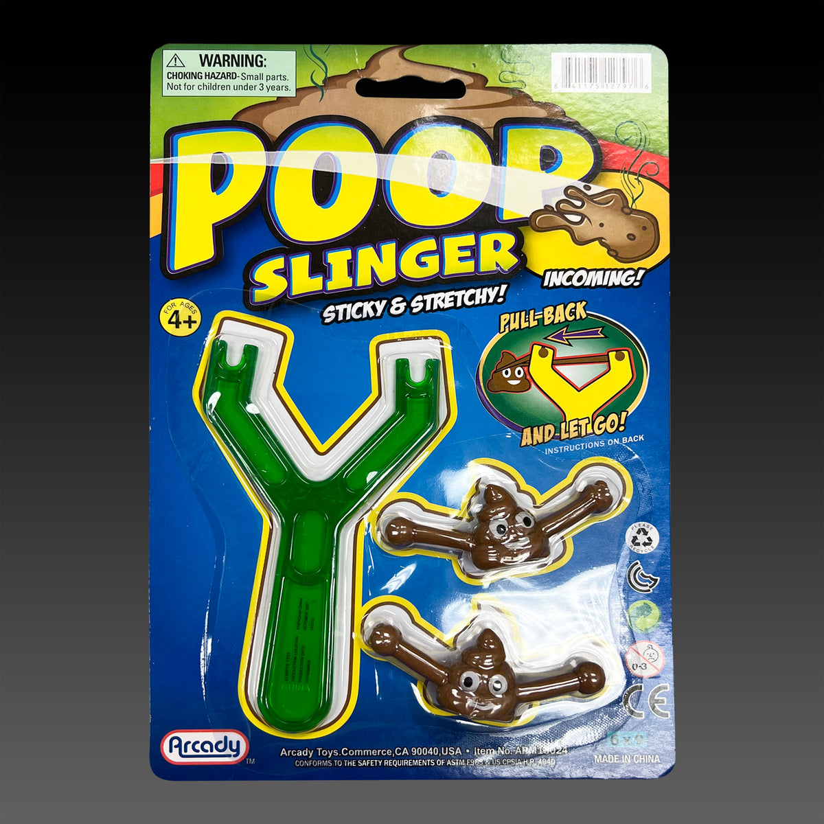 Poop Slinger Toy Blister set – dallastoyswholesale