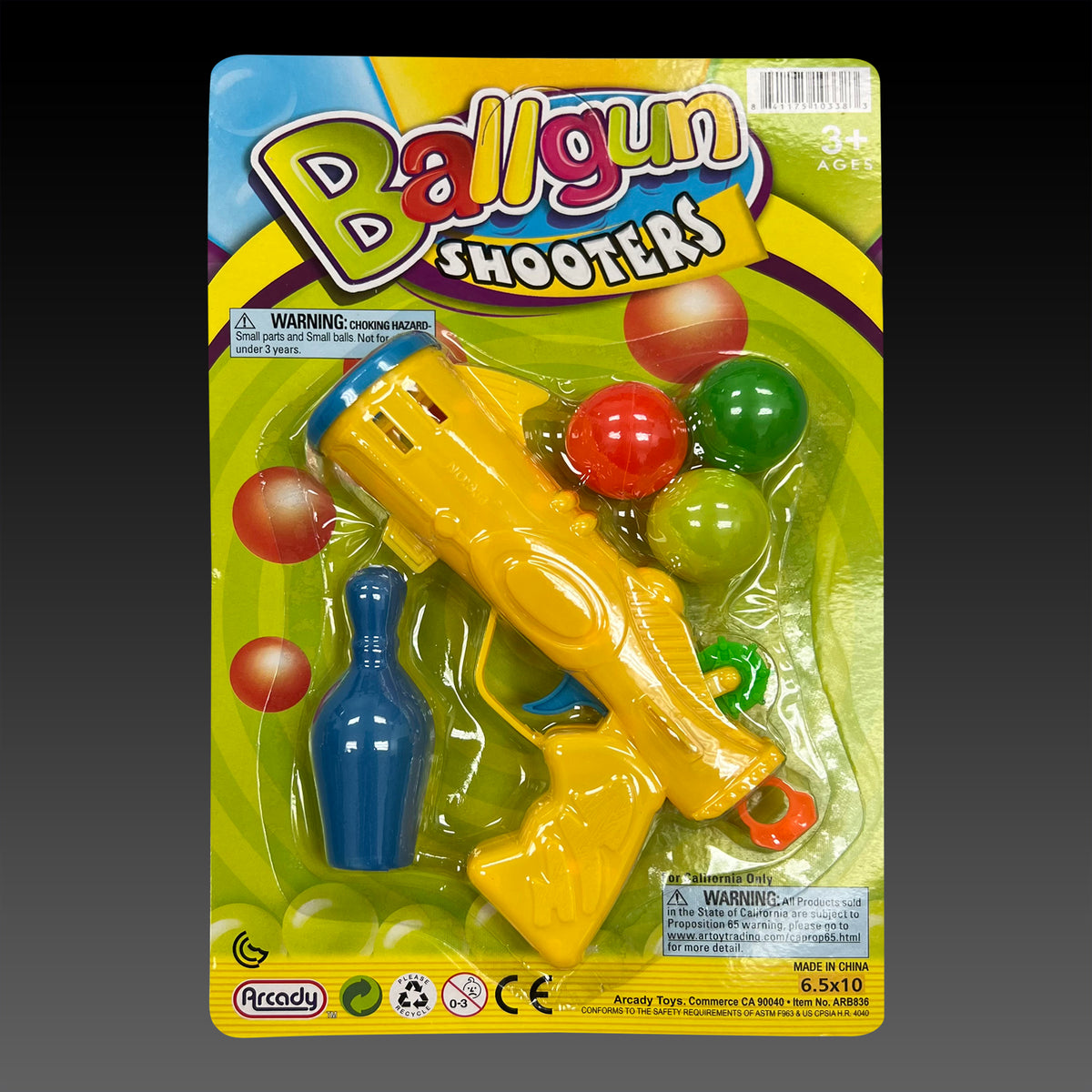 Ball Gun Shooter Blister dallastoyswholesale