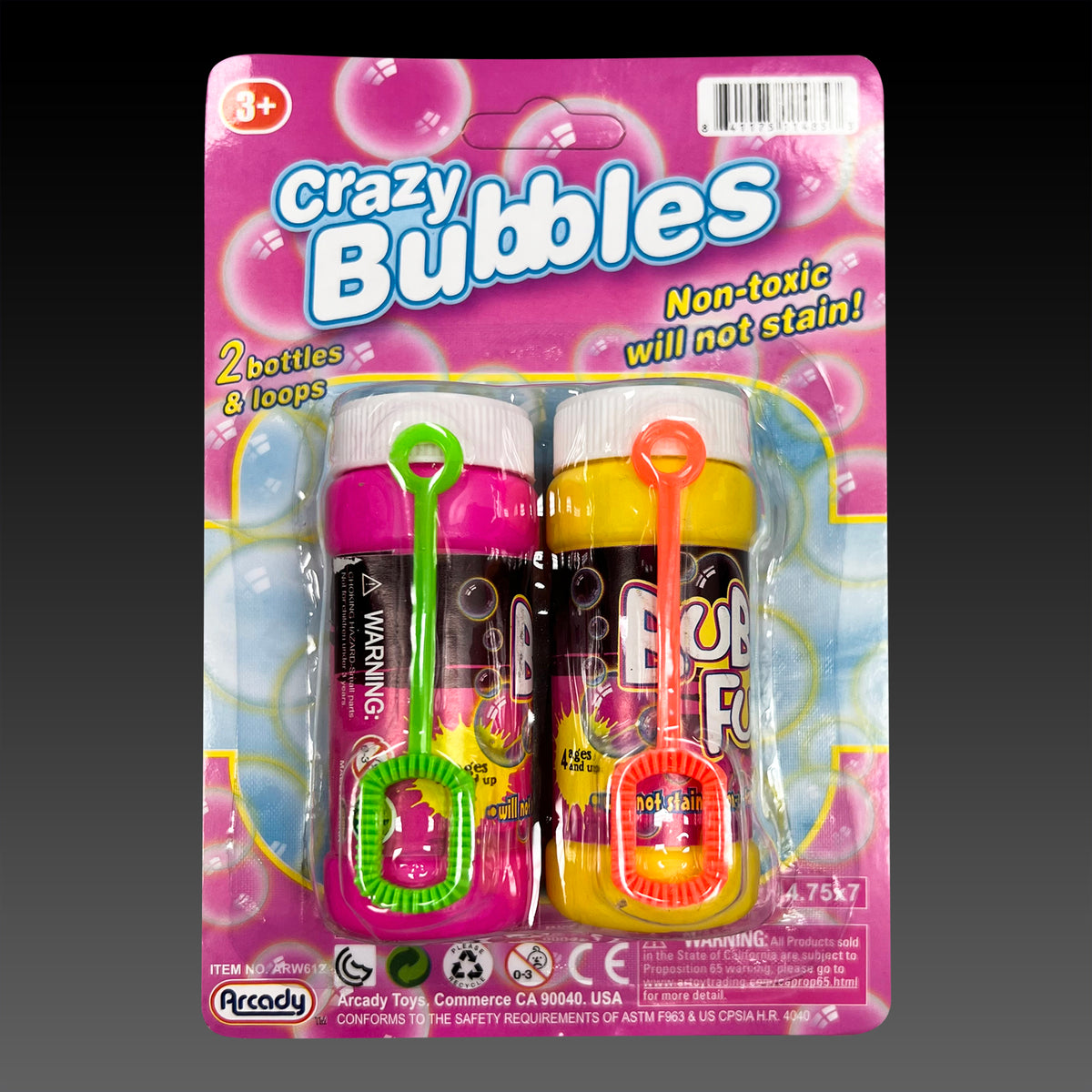 2 piece crazy bubbles set – dallastoyswholesale