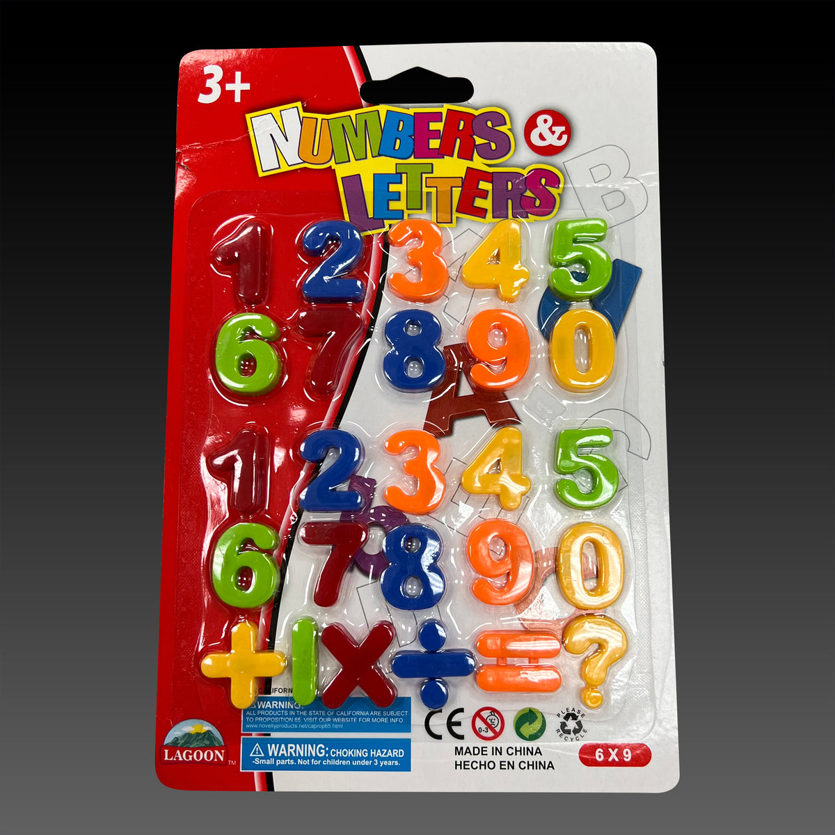 Magnetic Number blister Pack – dallastoyswholesale