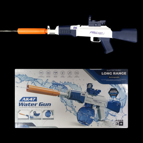 Electric Rechargeable Water Gun Machine Gun Style