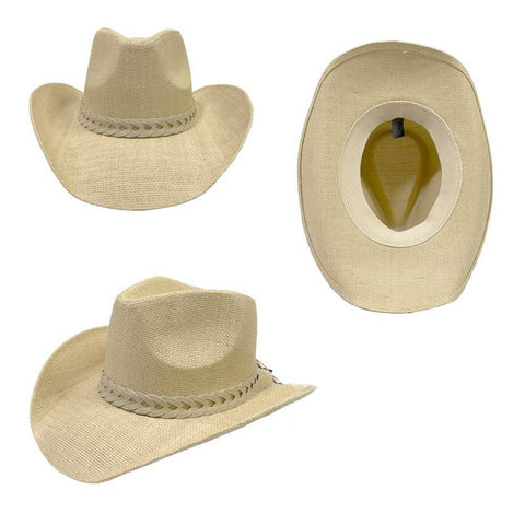 Natural  Cowboy Straw Hat for Men