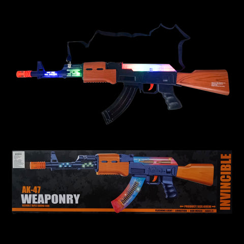 Toy AK 47 Machine Gun with Sound & Music