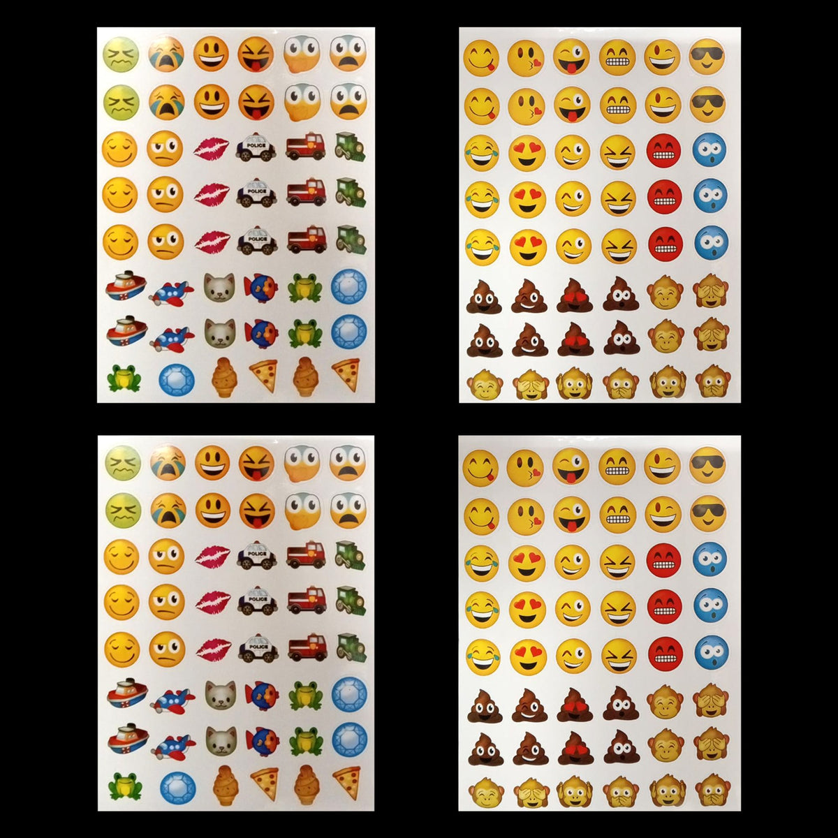 7.5 Emotions Stickers 288 piece pack – dallastoyswholesale