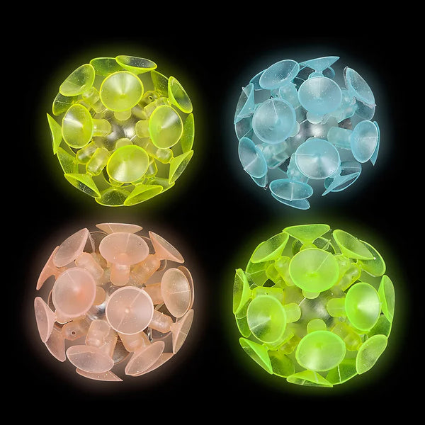2" Glow In Dark Suction Balls