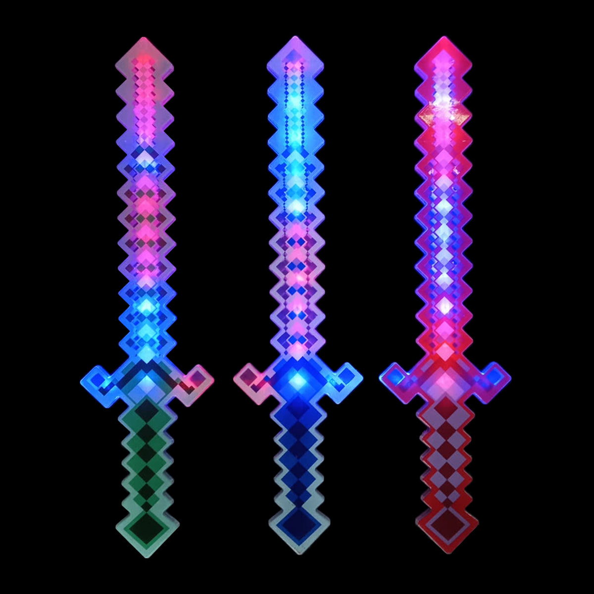 Transparent Led Pixel Sword – dallastoyswholesale