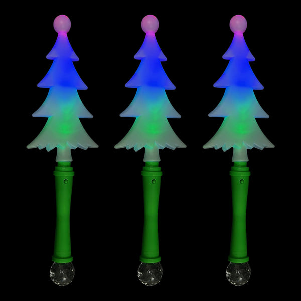 13" Flashing Christmas Tree Wand