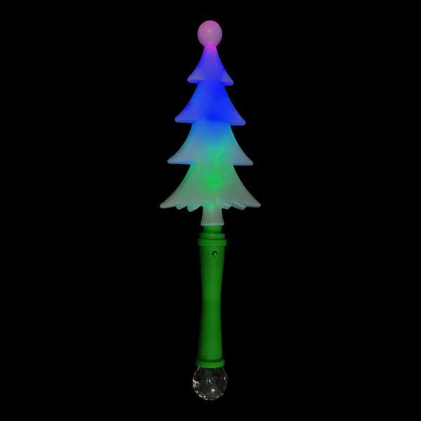 13" Flashing Christmas Tree Wand