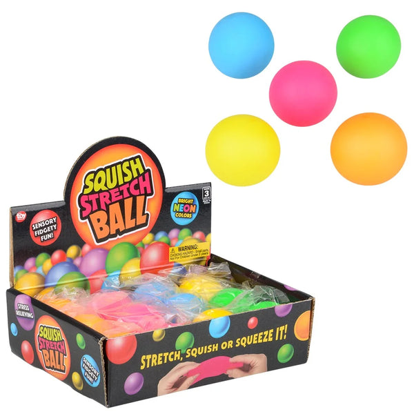 1.75" Assorted Colors Squish stress Ball
