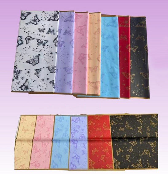 Rose Wrapping Paper ( 20 Sheet Per Pack Style 32)