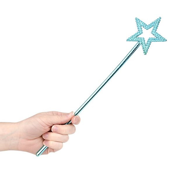 12 Piece 14.5" Metallic Star Wand