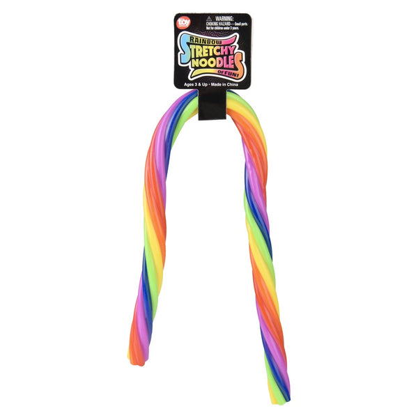 12" Rainbow Stretchy Noodle