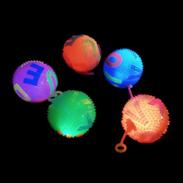 Squeaky  Alphabet  Return Ball Toy