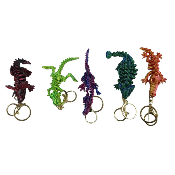 3d Printing Dragon Dinosaur Keyring