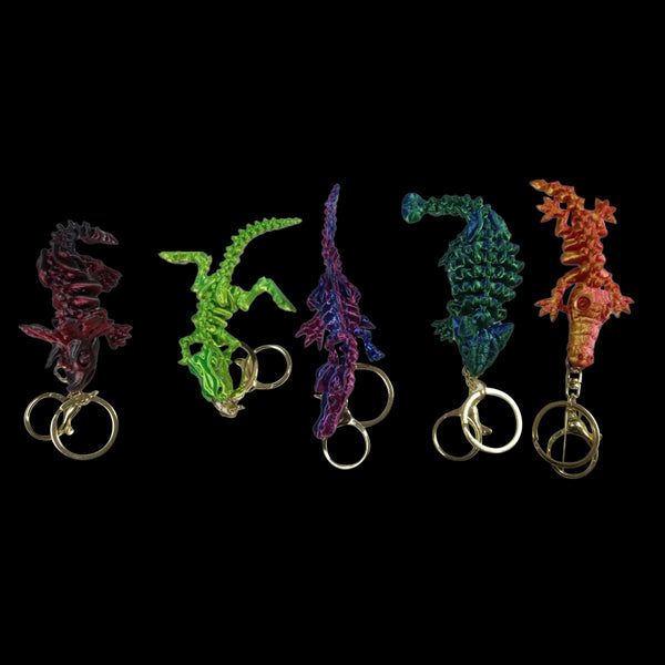 3d Printing Dragon Dinosaur Keyring