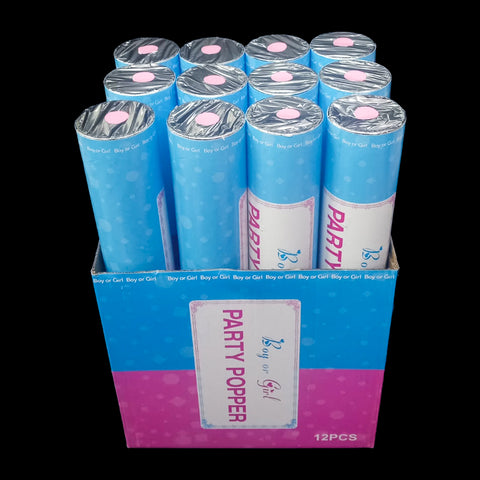 12 Inch Girl Confetti Popper