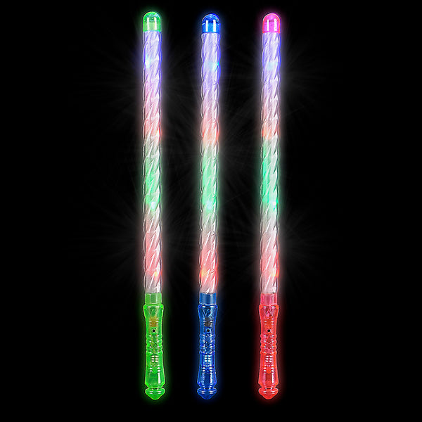18.5" Flashing Spiral Wand