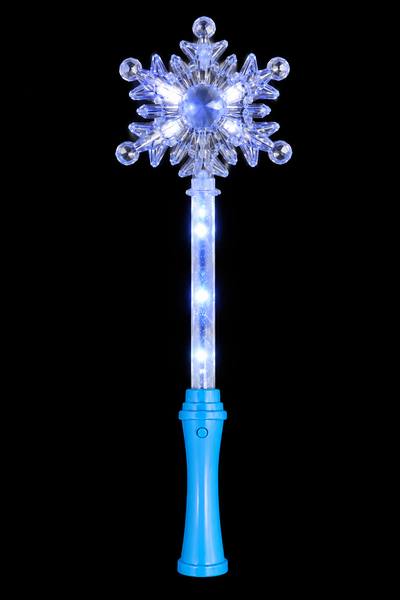 15.25" Light Up Snowflake Wand
