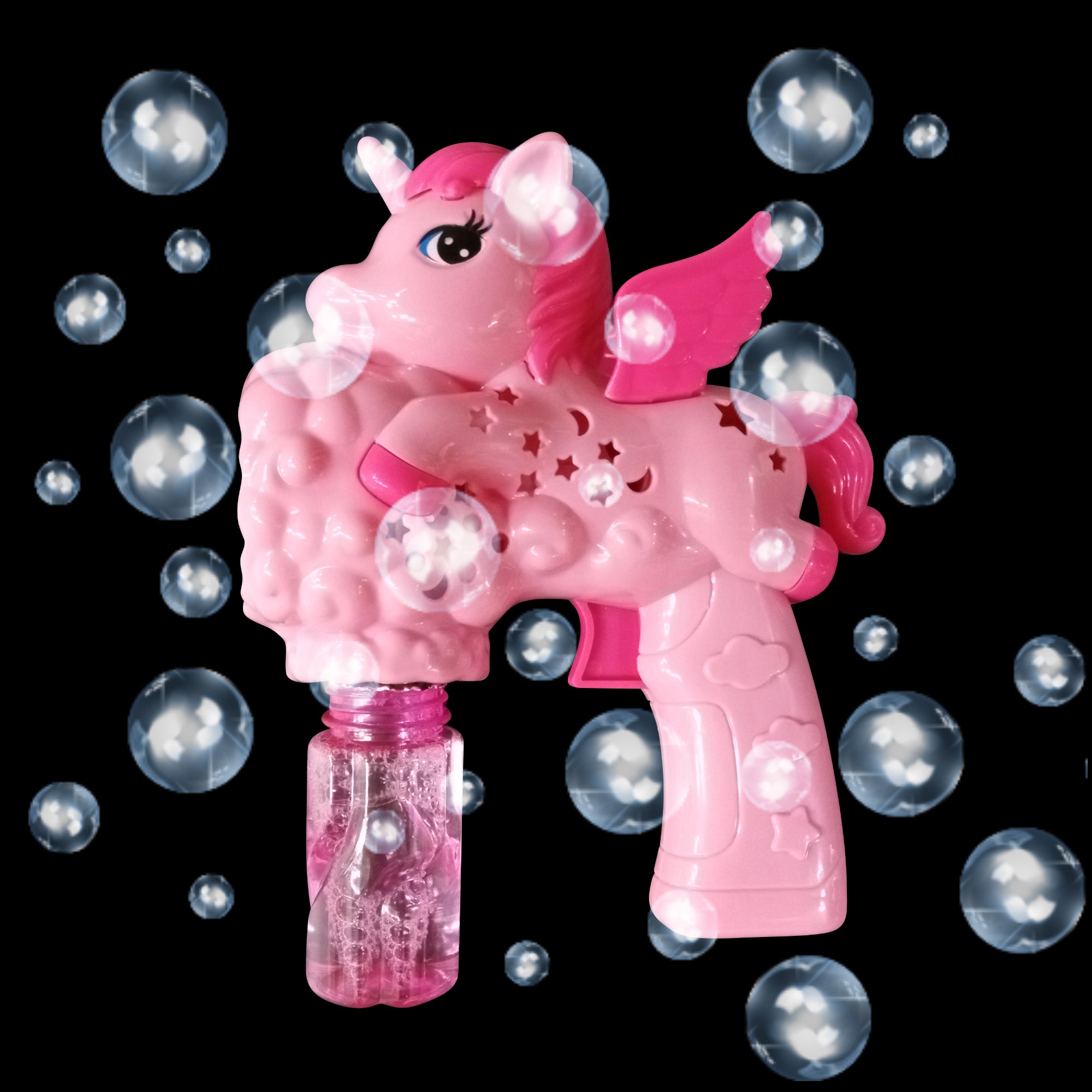 Unicorn Bubble Gun with Light and Music