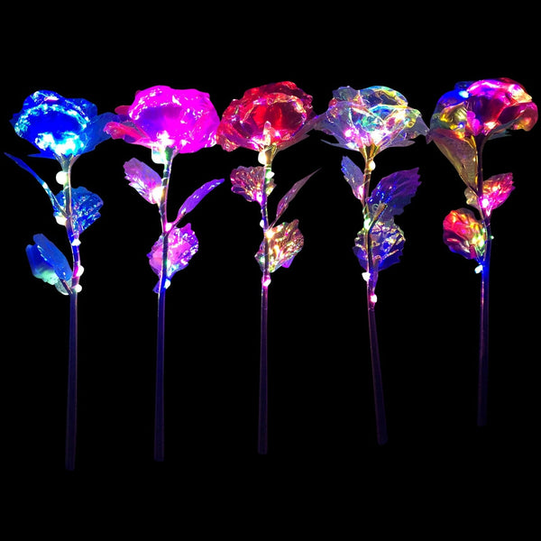Led Light Glowing Gift Roses
