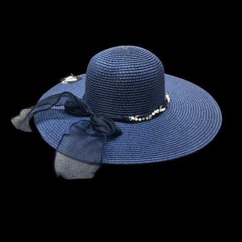 Ladies Summer Hat Blue