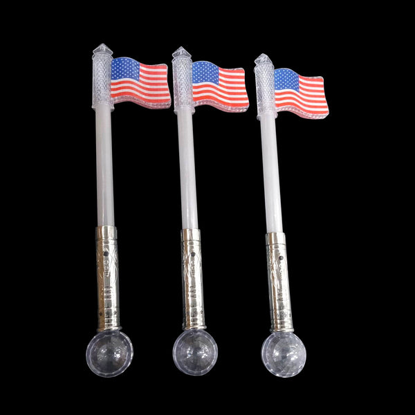 Led American Flag  wand