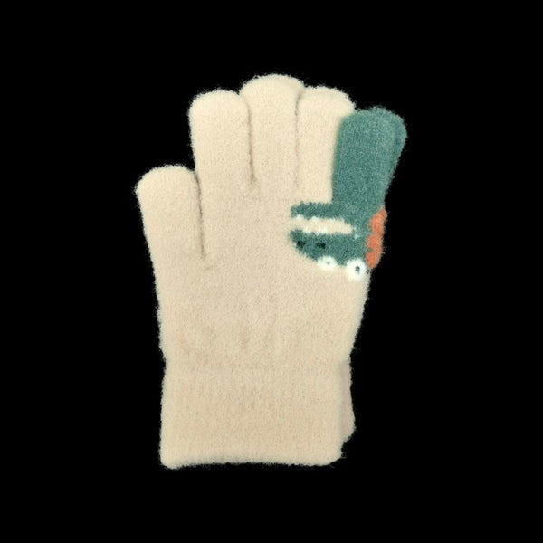 Kids Dinosaur Winter Gloves