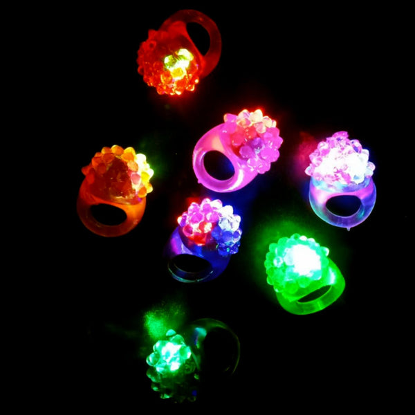 LED Multicolor Light Up Jelly Ring