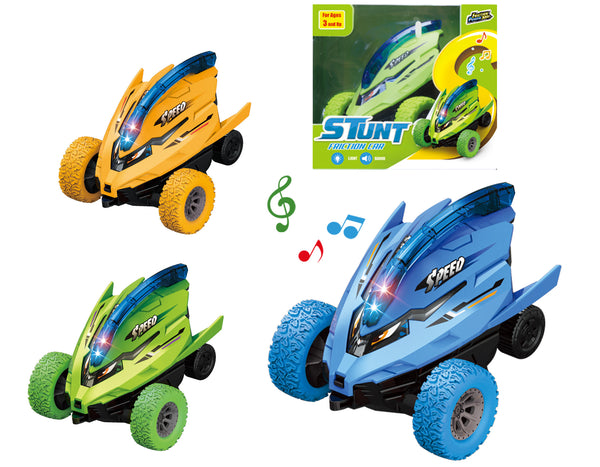 Friction Stunt Car w/ Lights And Sound