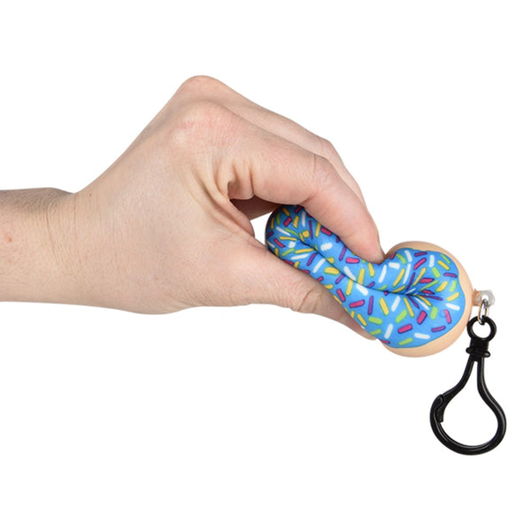 2.75" Squish Donut Backpack Clip