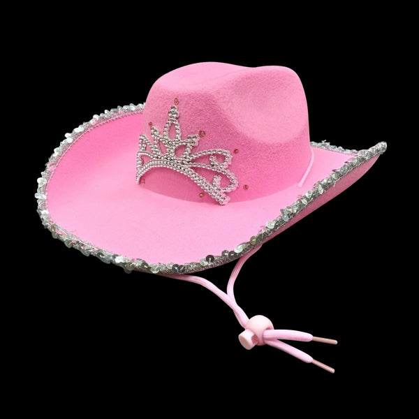 Led Cowgirl Hat Pink