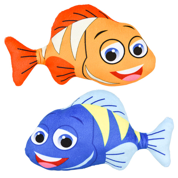 8" Clown Fish Plush