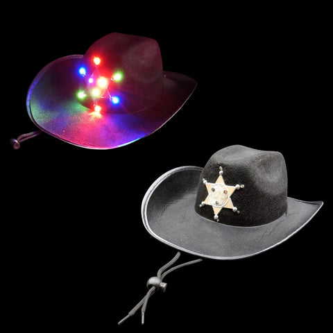 Light Up Sheriff Cowboy Hat