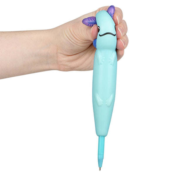 8.25" Squish Axolotl Pen