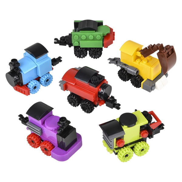 3" Building Block Train Assortment Toy