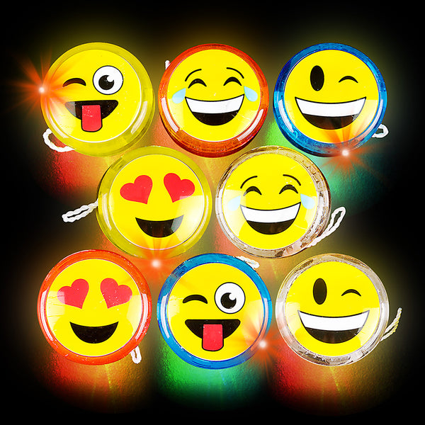 2" Flashing Emoticon Yoyo
