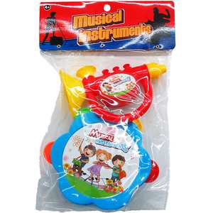 36 Count Musical Instruments In Pvc Bag W/ Header, 2 Assorted – Wholesale Bulk Case