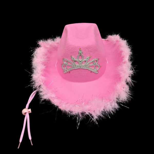 Led Pink Cowgirl Hat
