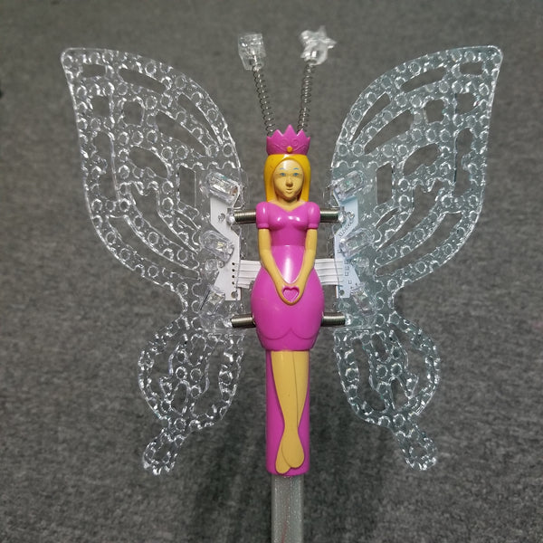Led Flashing Butterfly Wands w/Music
