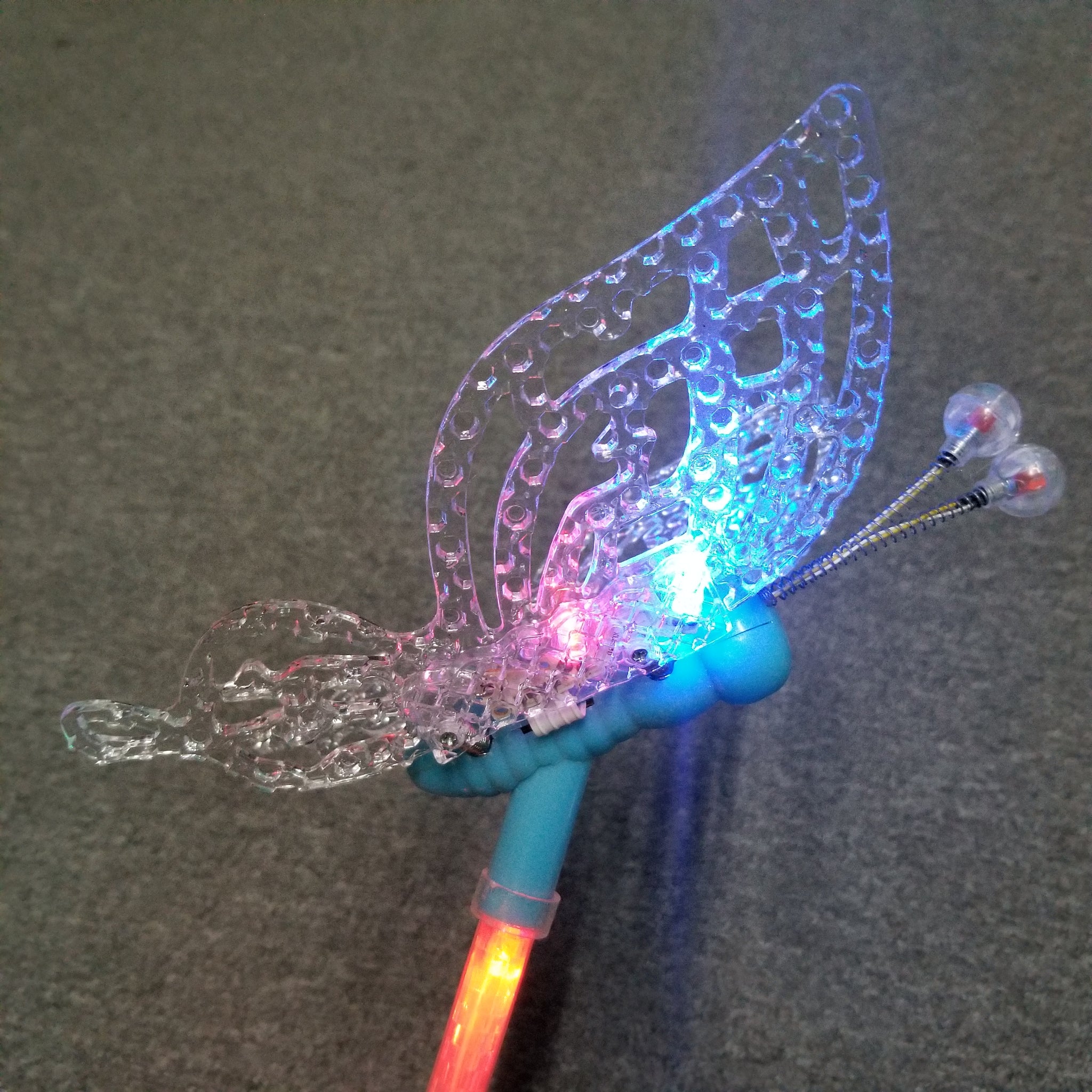 Flashing Light Up Butterfly Wand dallastoyswholesale