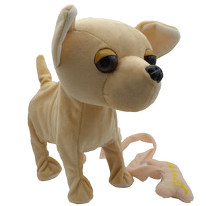 Battery Operated Walking toy Dog with leash